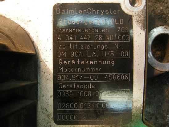 Блок управления двигателем Mercedes 0414472840