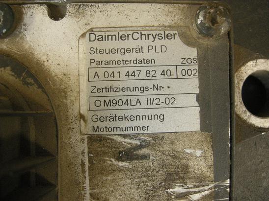 Блок управления двигателем (ECU)Mercedes 0414478240