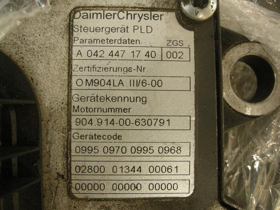 Блок управления двигателем (ECU) Mercedes 0424471740