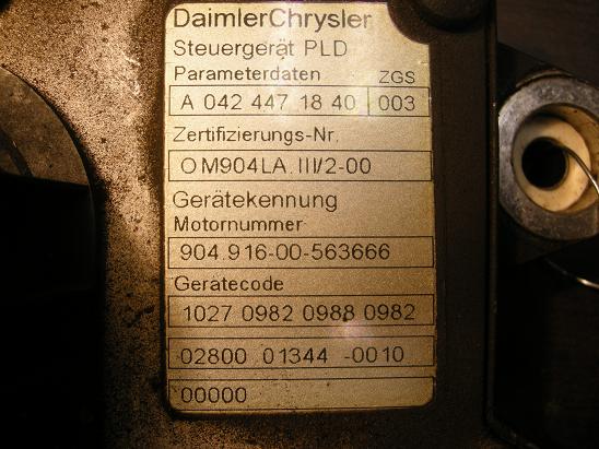 Блок управления двигателем (ECU)Mercedes 0424471840