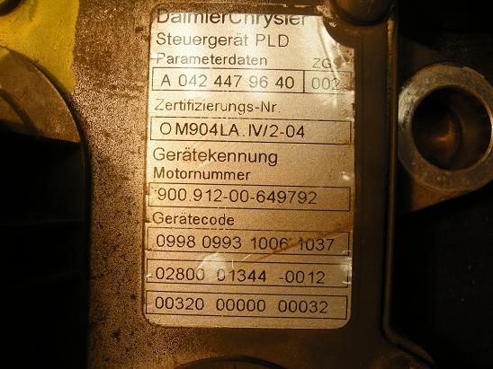 Блок управления двигателем (ECU) Mercedes 0424479640
