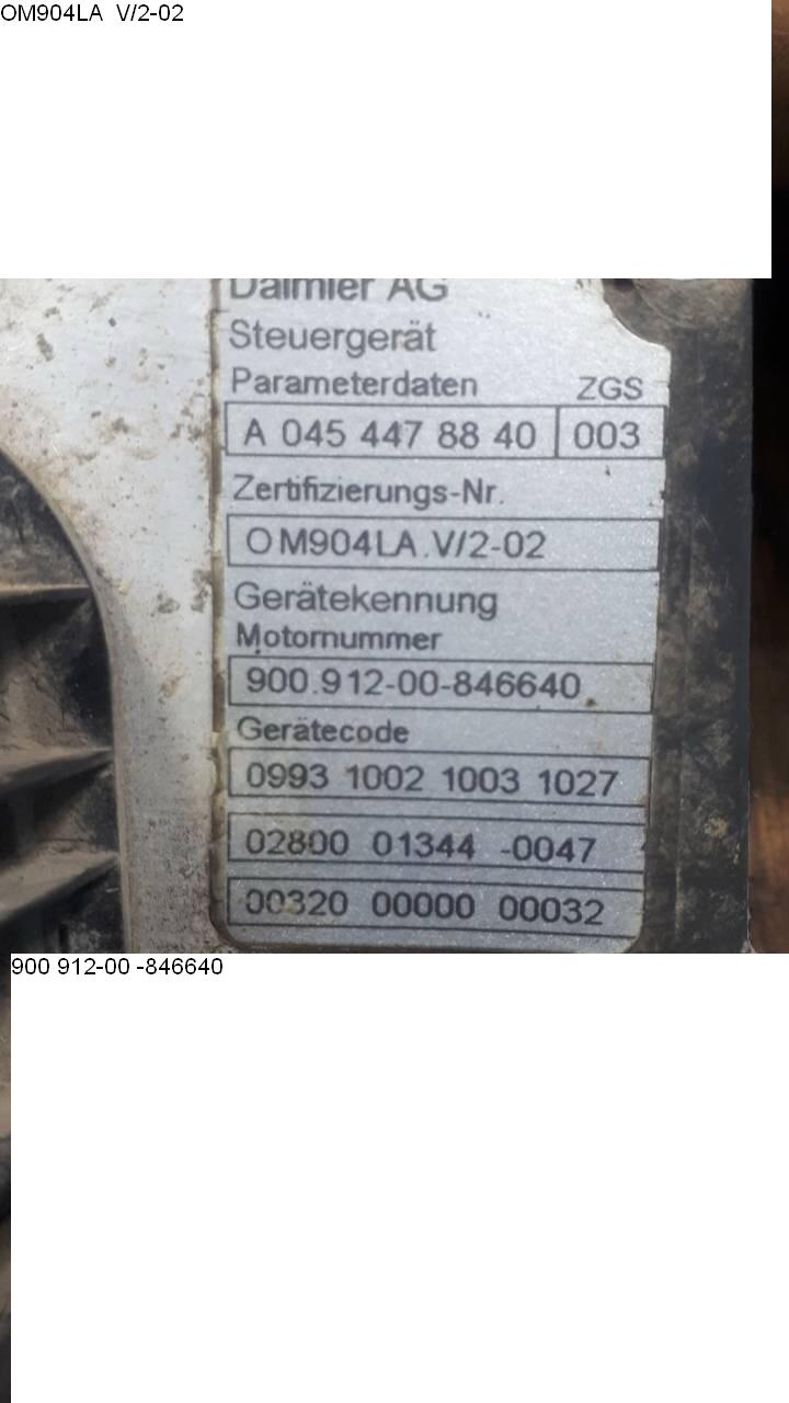 Блок управления двигателем (ECU) Mercedes 0454478840