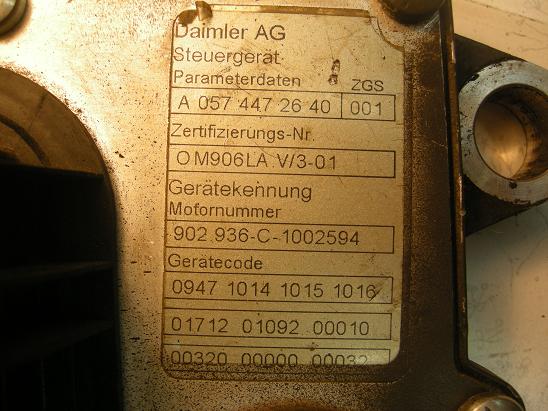 Блок управления двигателем (ECU) Mercedes 0574472640