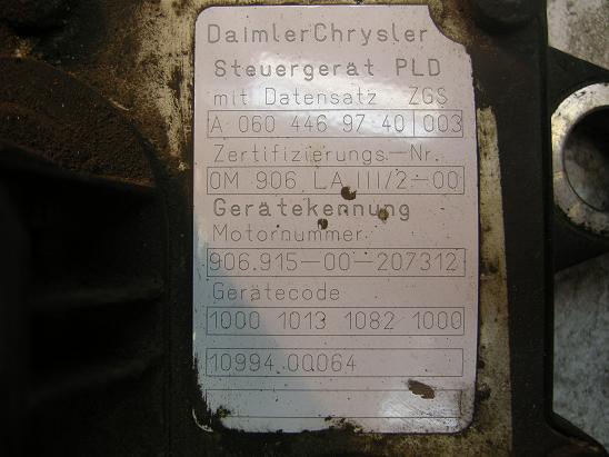 Блок управления двигателем (ECU) Mercedes 0604469740