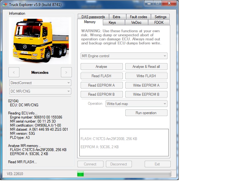 Блок управления двигателем (ECU) Mercedes 0614469940