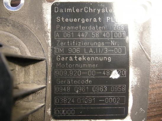 Блок управления двигателем (ECU)Mercedes 0614475840