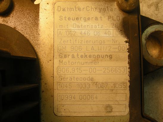 Блок управления двигателем (ECU) Mercedes 0624460640