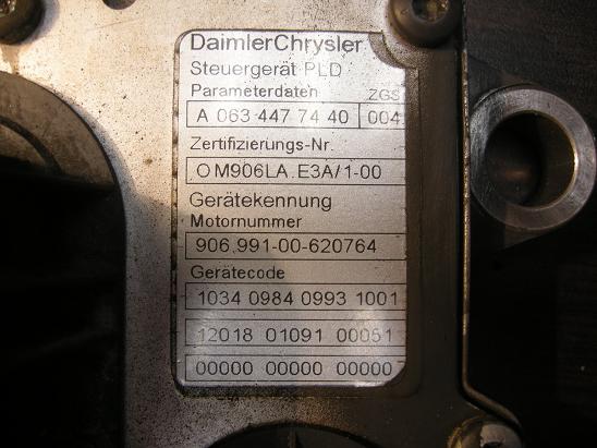 Блок управления двигателем (ECU) Mercedes 0634477440