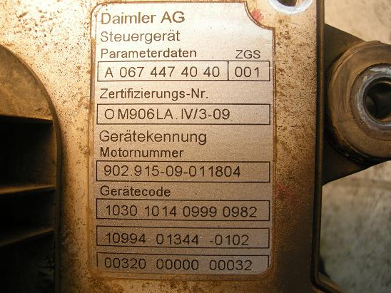 Блок управления двигателем (ECU) Mercedes 0674474040