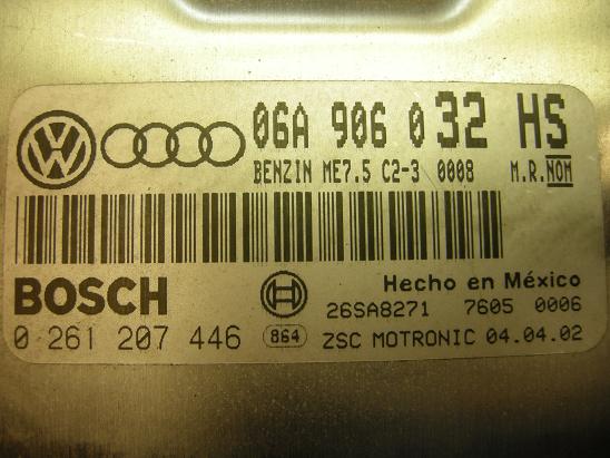 Блок управления двигателем AUDI, VW 06A906032HS