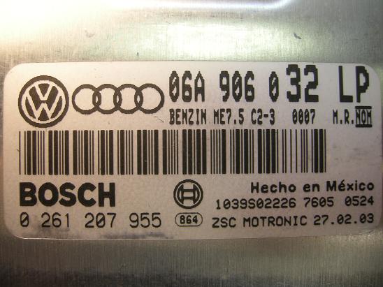 Блок управления двигателем AUDI, VW 06A906032LP