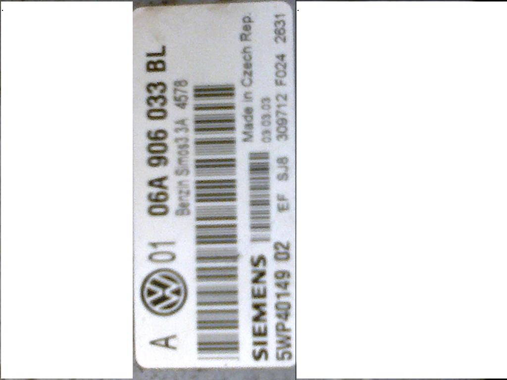 Блок управления двигателем AUDI, VW 06A906033BL