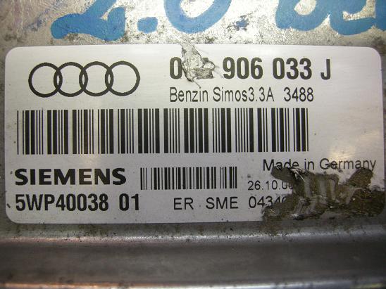 Блок управления двигателем AUDI, VW 06A906033J
