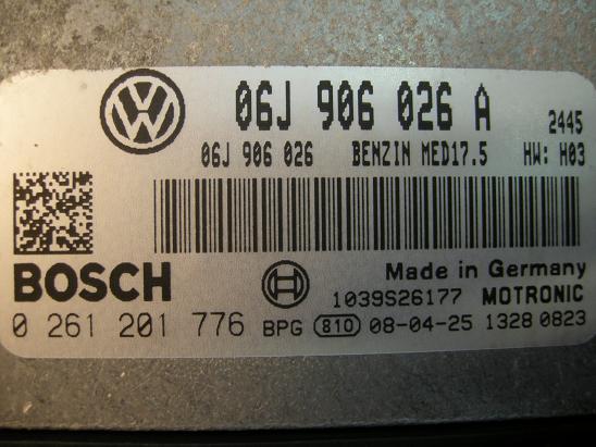 Блок управления двигателем AUDI, VW 06J906026A