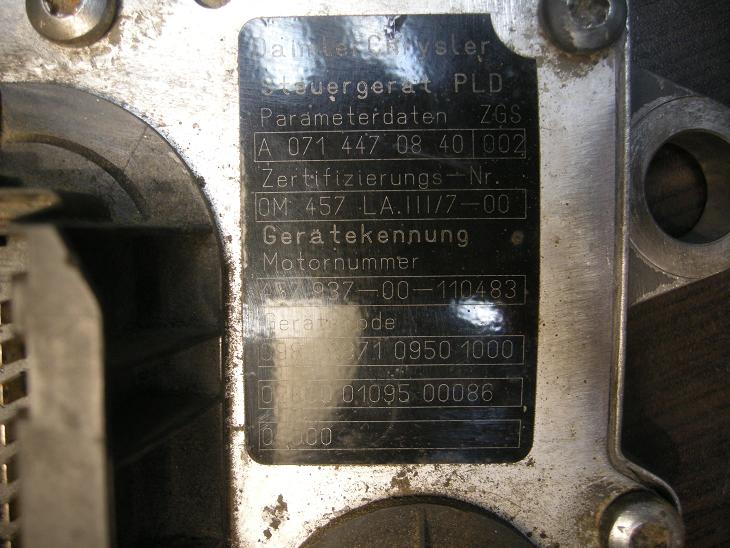 Блок управления двигателем (ECU) Mercedes 0714470840