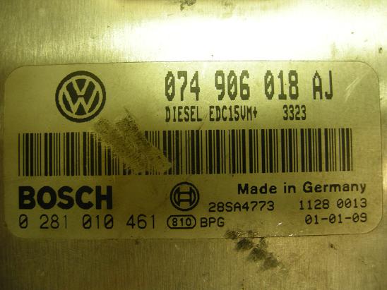 Блок управления двигателем AUDI, VW 074906018AJ