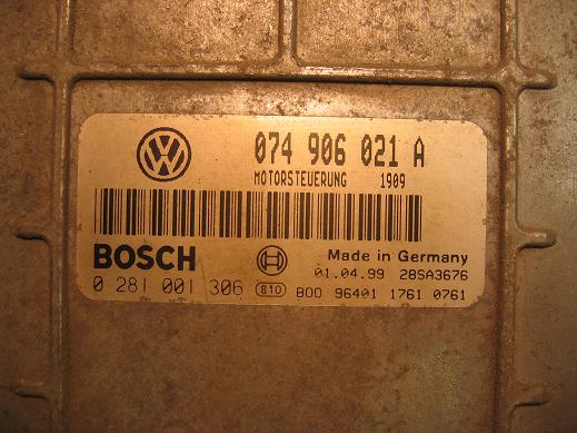 Блок управления двигателем AUDI, VW 074906021A