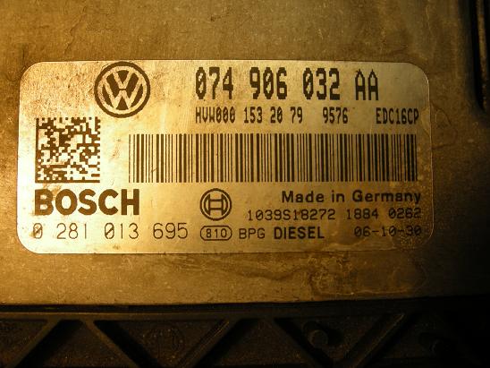 Блок управления двигателем (ECU) Airbag (SRS) 074906032AA