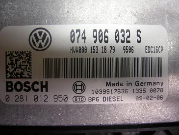 Блок управления двигателем AUDI, VW 074906032S