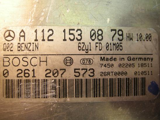 Блок управления двигателем Mercedes 1121530879