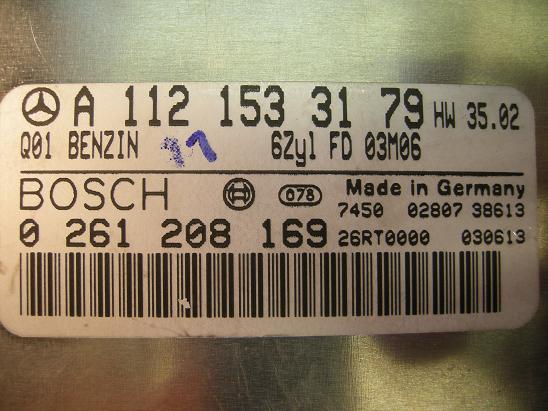 Блок управления двигателем Mercedes 1121533179