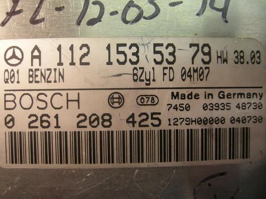 Блок управления двигателем Mercedes 1121535379
