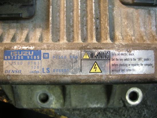Блок управления двигателем Airbag (SRC) 112500 - 0163