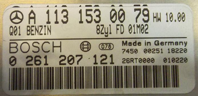 Блок управления двигателем Mercedes 1131530079