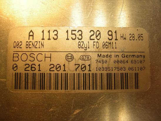 Блок управления двигателем (ECU) Mercedes 1131532091