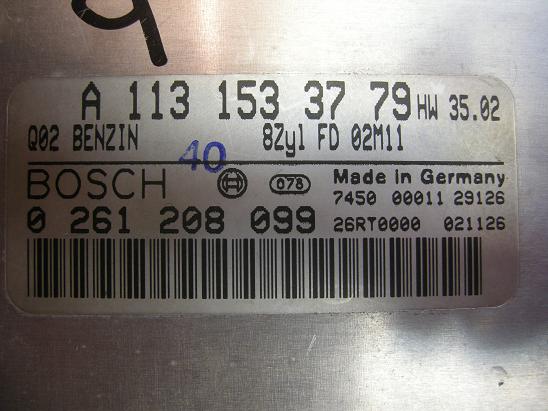 Блок управления двигателем Mercedes 1131533779