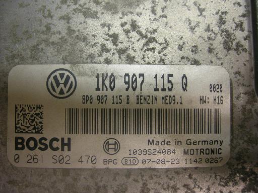Блок управления двигателем AUDI, VW 1K0907115Q