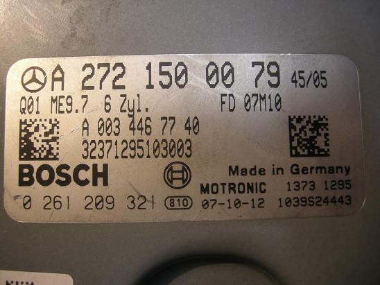 Блок управления двигателем (ECU)Mercedes 2721500079
