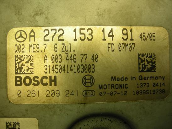 Блок управления двигателем Mercedes 2721531491