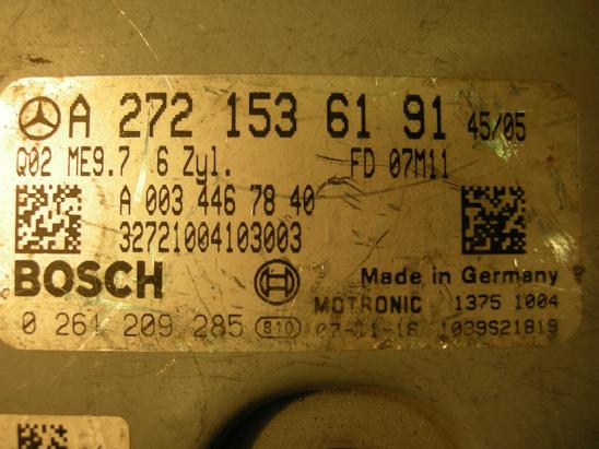 Блок управления двигателем Mercedes 2721536191