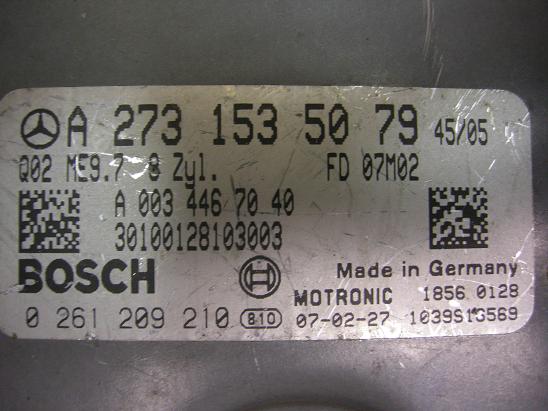 Блок управления двигателем Mercedes 2731535079