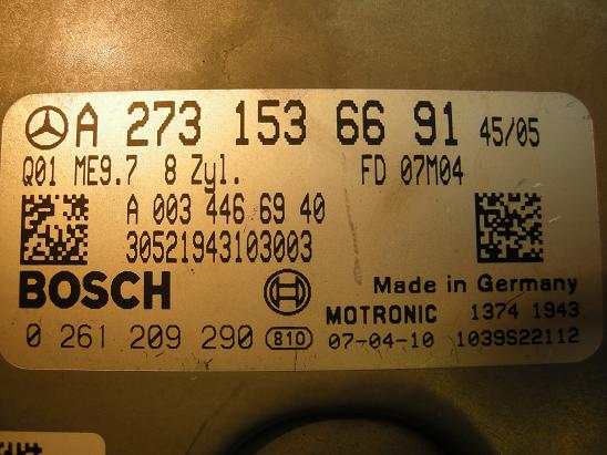 Блок управления двигателем Mercedes 2731536691