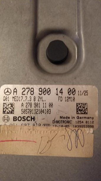 Блок управления двигателем Mercedes 2789001400