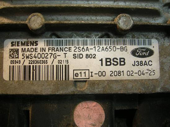 Блок управления двигателем Разное 2S6A 12A650 BG