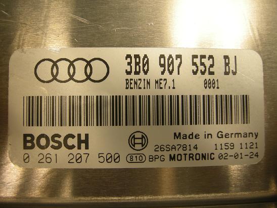 Блок управления двигателем (ECU) AUDI, VW 3B0907552BJ