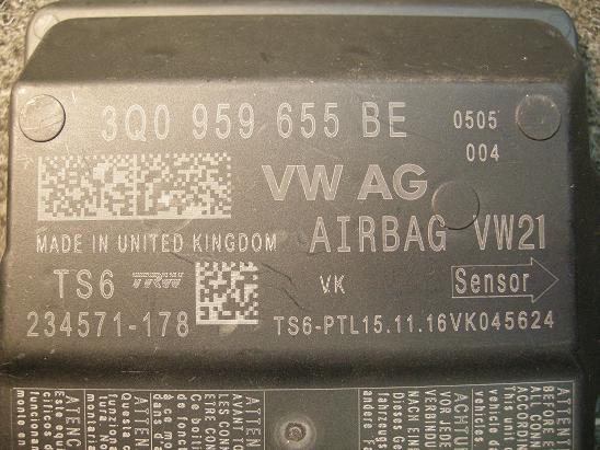 Airbag (SRC) 3Q0959655BE