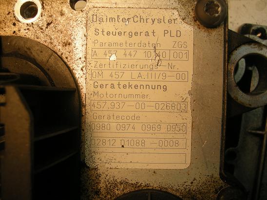 Блок управления двигателем (ECU) Mercedes 4574471040