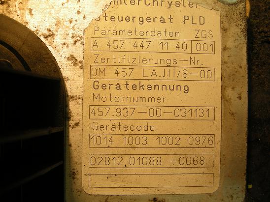 Блок управления двигателем (ECU) Mercedes 4574471140