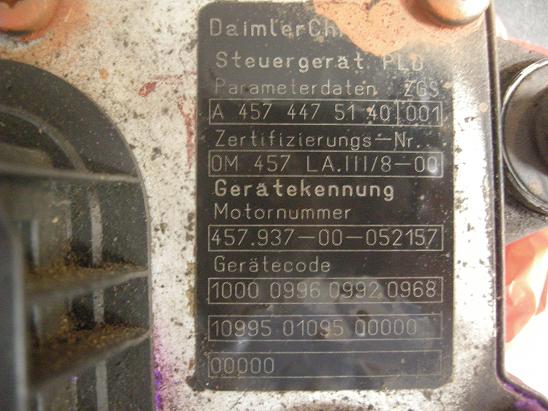 Блок управления двигателем (ECU) Mercedes 4574475140