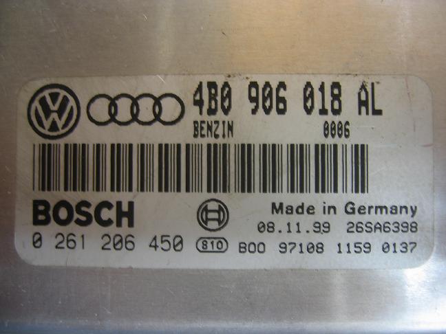 Блок управления двигателем AUDI, VW 4B0906018AL