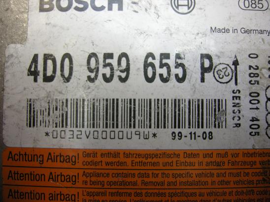 Airbag (SRC) 4D0959655P