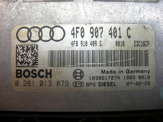 Блок управления двигателем (ECU) AUDI, VW 4F0910409G