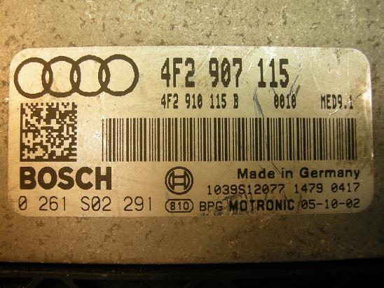Блок управления двигателем (ECU) AUDI, VW 4F2910115B