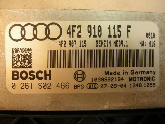 Блок управления двигателем (ECU) AUDI, VW 4F2910115F