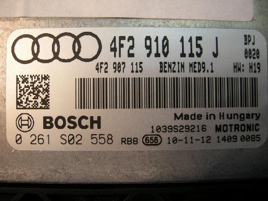 Блок управления двигателем AUDI, VW 4F2910115J