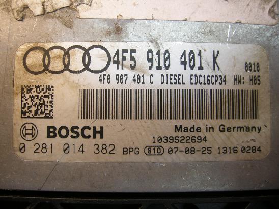 Блок управления двигателем (ECU) AUDI, VW 4F5910401K